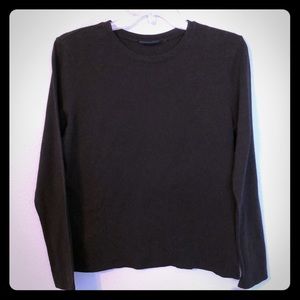 New Preview International Long Sleeve Black Top size XS